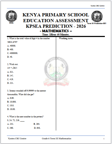 Exam Preview